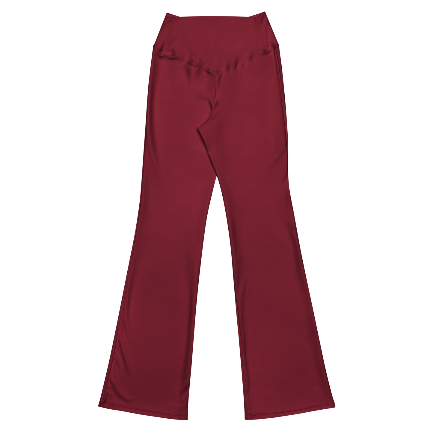 Flare leggings - Burgundyn punainen
