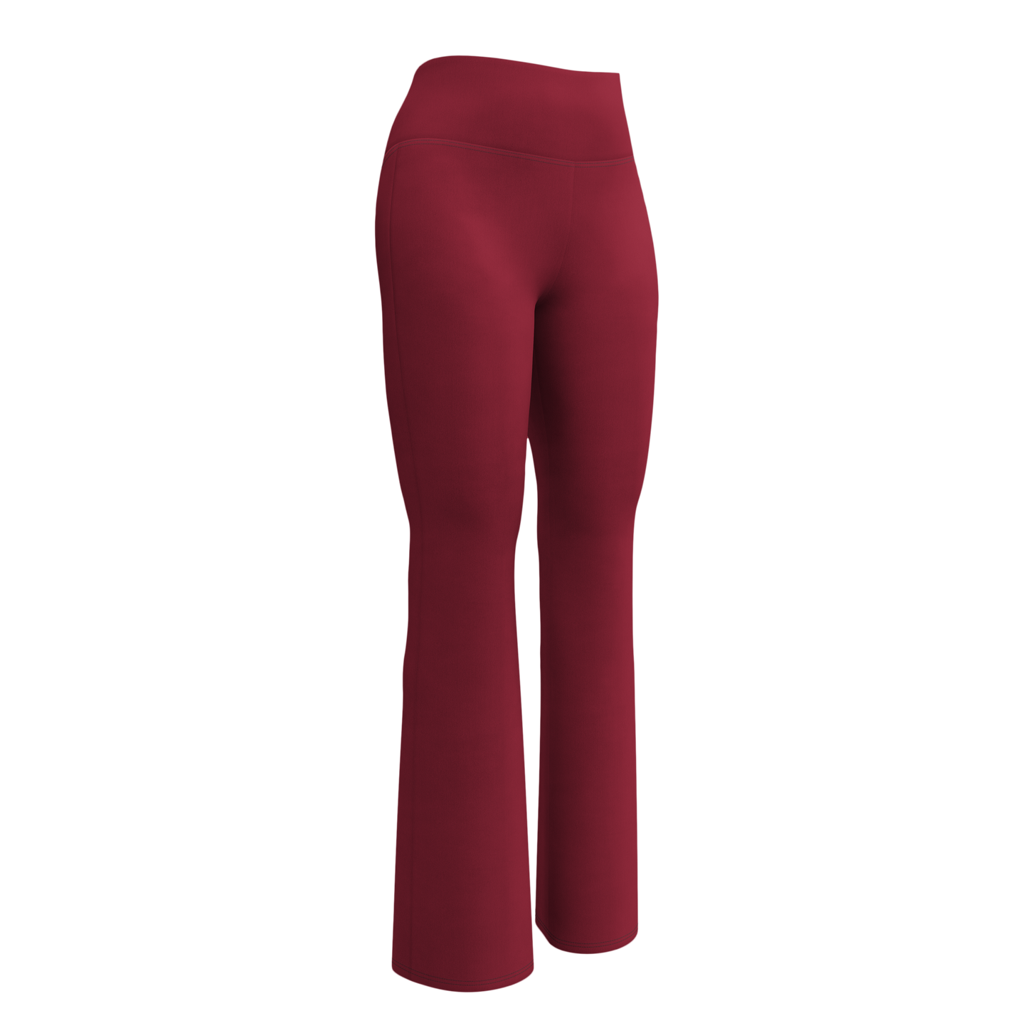 Flare leggings - Burgundyn punainen