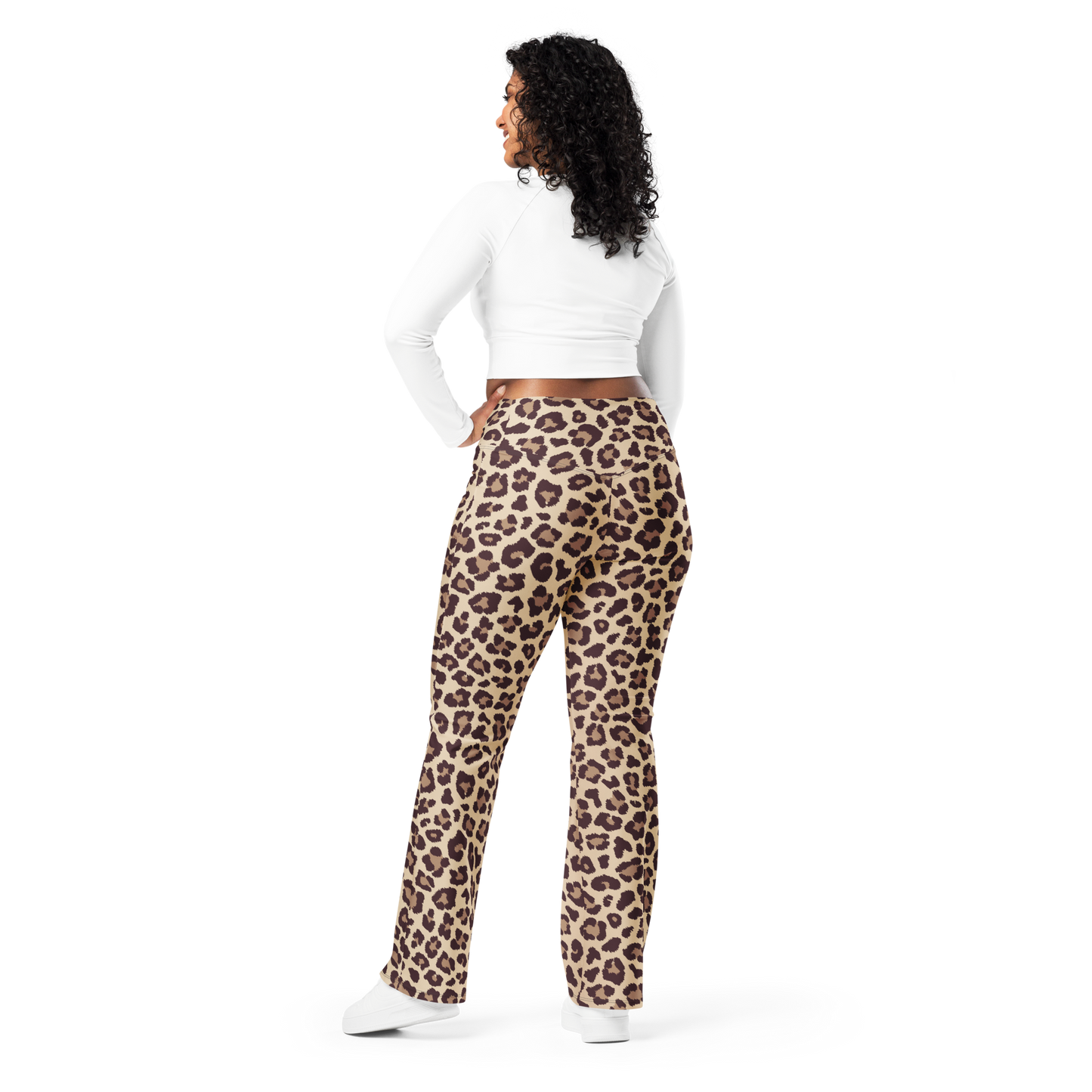 Flare leggings - Leopard