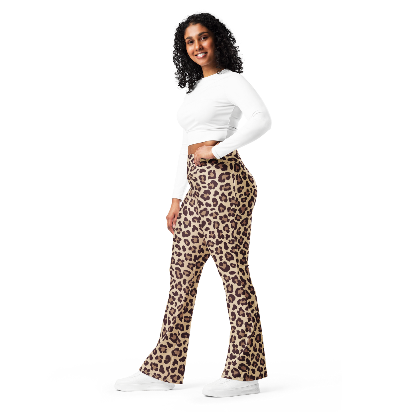 Flare leggings - Leopard