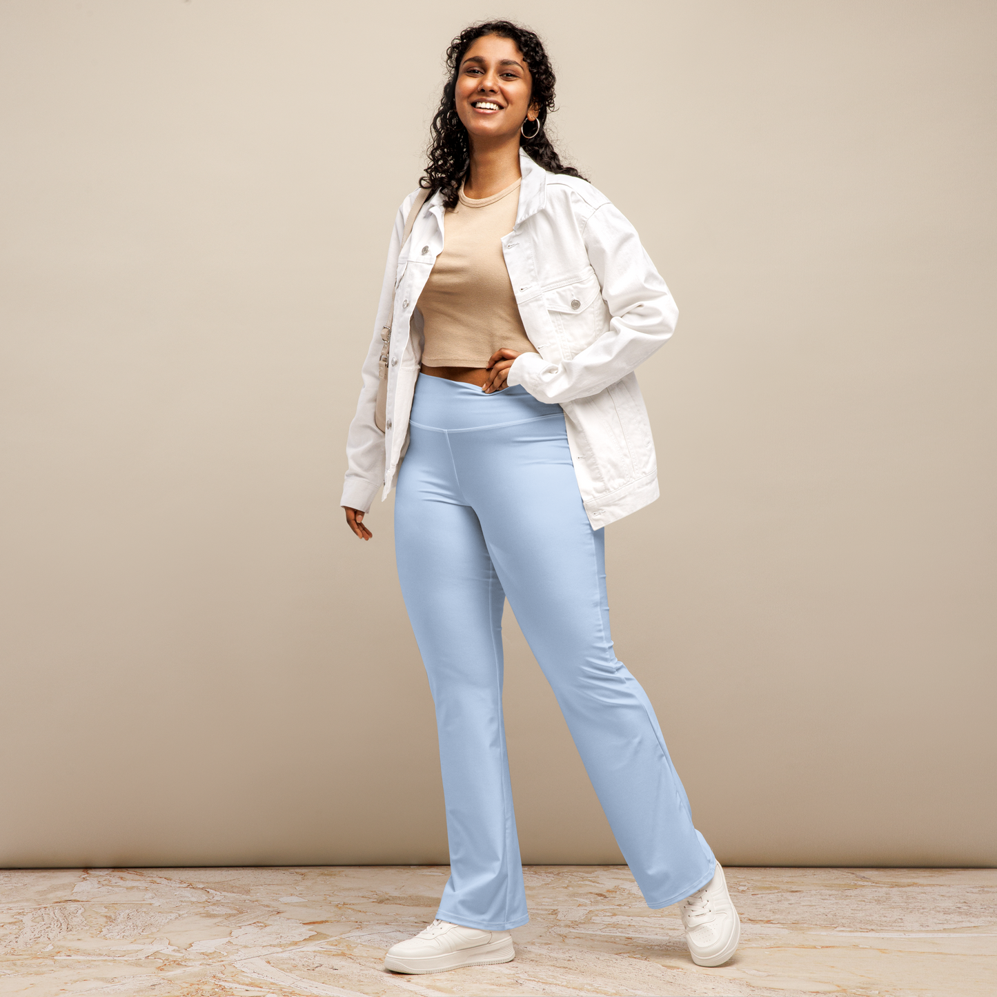 Flare leggings - Vaaleansininen
