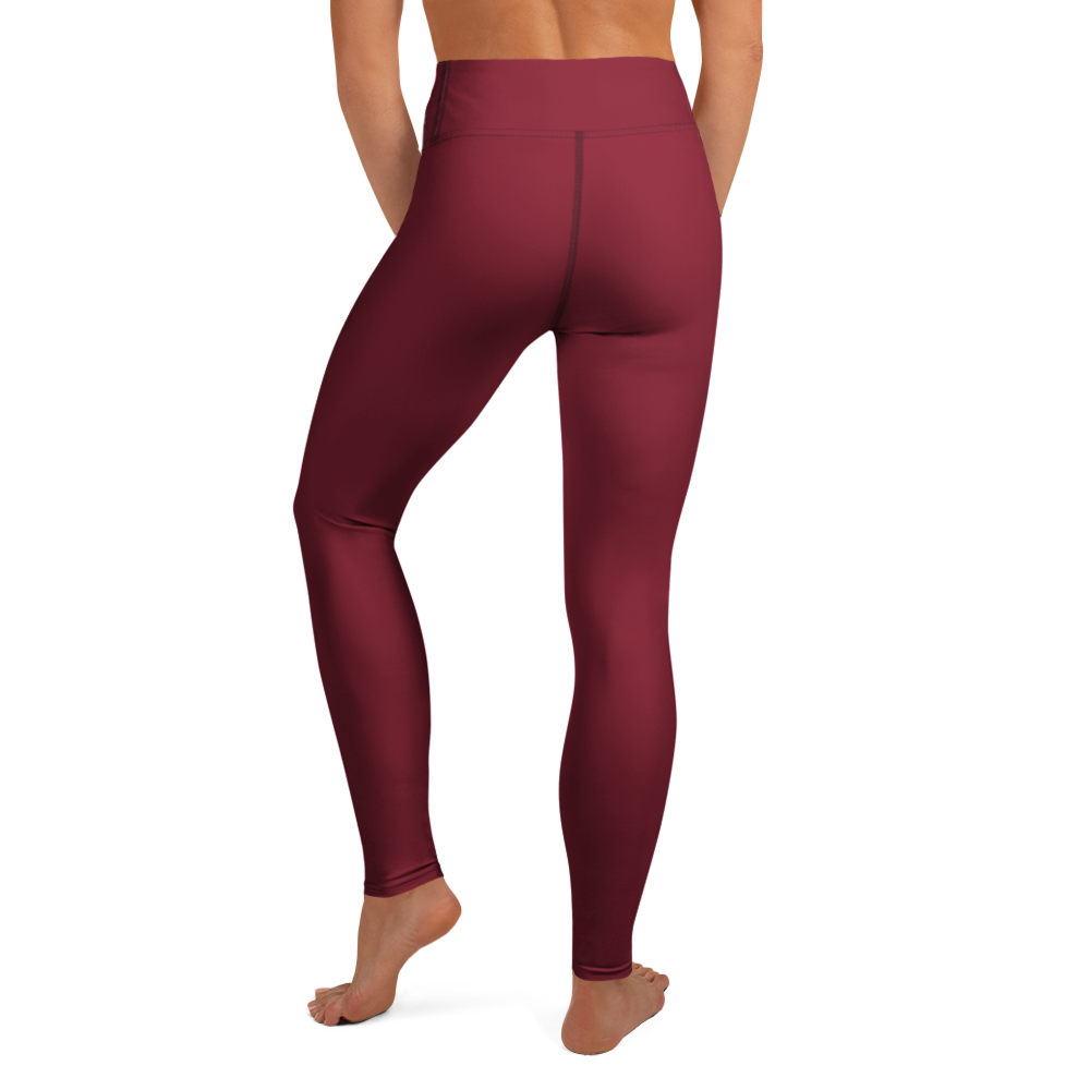 Naisten leggings - Burgundyn punainen