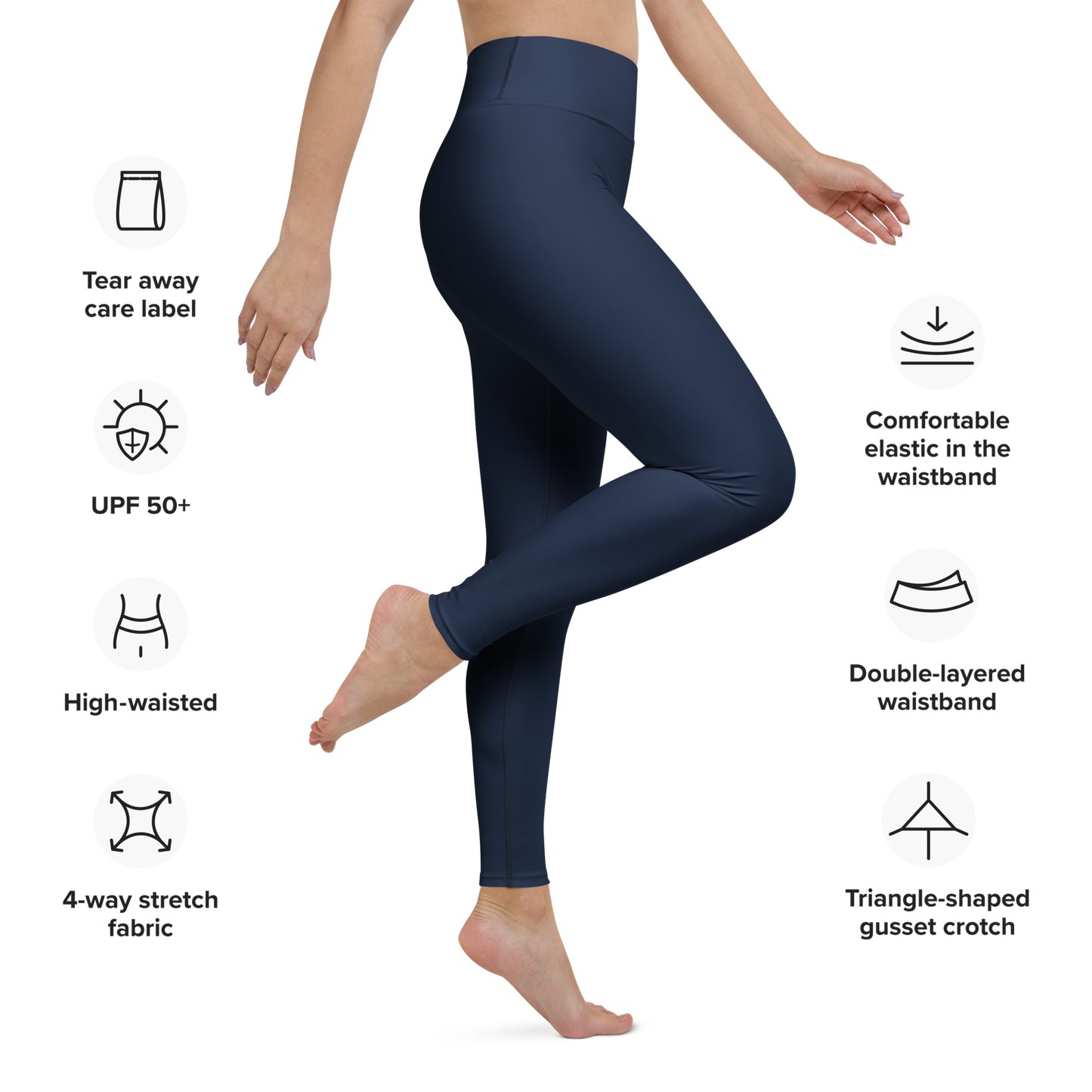 Naisten leggings - Navy Blue