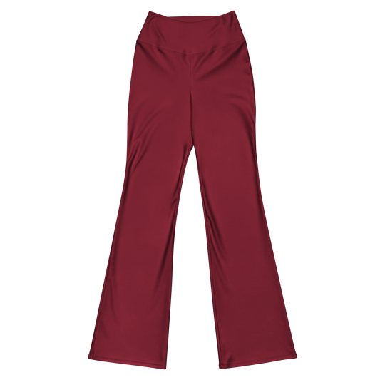 Flare leggings - Burgundyn punainen