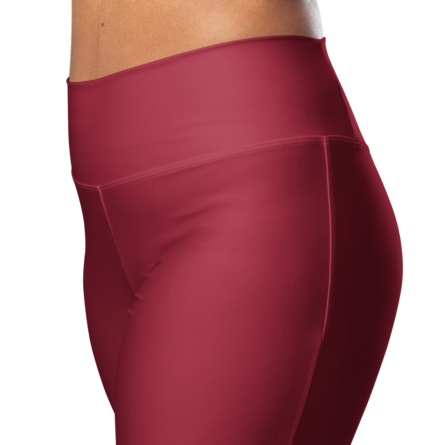 Flare leggings - Burgundyn punainen