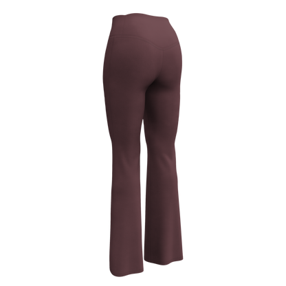 Flare leggings - Cabernet