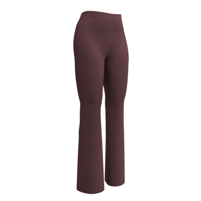 Flare leggings - Cabernet