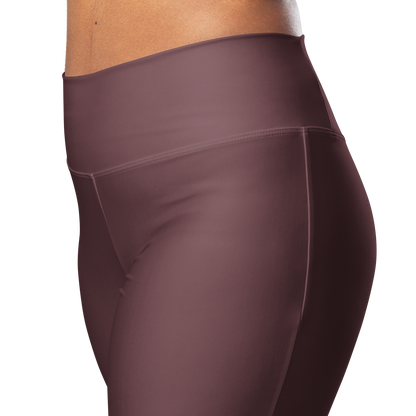 Flare leggings - Cabernet