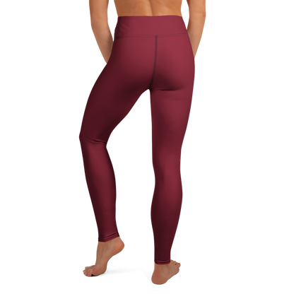 Naisten leggings - Burgundyn punainen