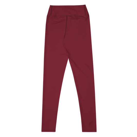 Naisten leggings - Burgundyn punainen