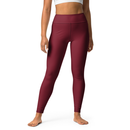 Naisten leggings - Burgundyn punainen