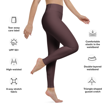 Naisten leggings - Cabernet
